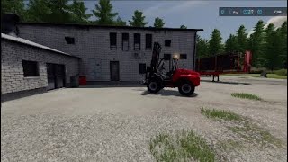 Starting pallets production/putting Liebherr loader to the max/making paths |Public Work |Fs22 |Ps4