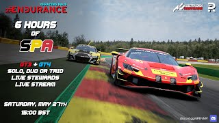 RP Endurance | 6 Hours of Spa | Racing Pals