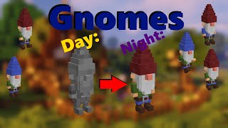 Minecraft Datapack: Gnomes! | Stone During Day, Alive at Night!