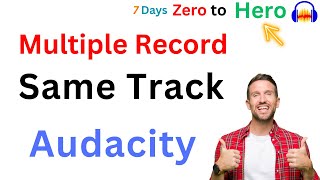 Why your recording always starts in a new track Audacity