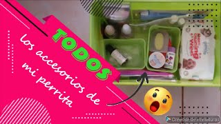 ACCESORIOS de LIMPIEZA de mi PERRITA/ productos de limpieza y aseo en perros/ tips mascotas.