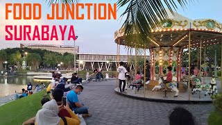 FOOD JUNCTION PAKUWON SURABAYA, VIEW DANAU, PERMAINAN ANAK, DAN KULINER MAKANAN ENAK