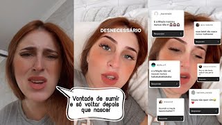 SEGUIDORES ESTÃO PRESSIONANDO MUITO EM RELAÇÃO A GRAVIDEZ E REBECCA SE MANIFESTA: VONTADE DE SUMIR!