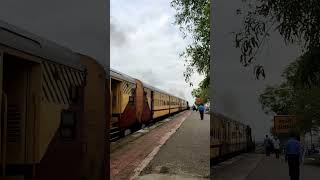 Ludhiana shed Alco Smoking  by Crossing Sambhar Railway station #train #indianrailways #shortsviral