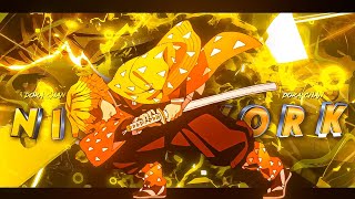 「NIGHT WORK」⚡ Zenitsu - Demon Slayer「AMV/EDIT」4k | D O R A  C H A N ⚡💥