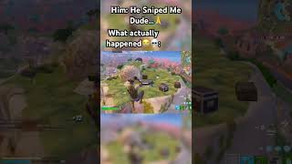 Bro thought he was sniped💀‼️ #fortnite #fortniteclips #gaming #fortnitecreative #fortnitememes