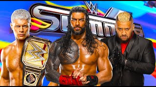 WWE 2K24 Cody Rhodes vs. Solo Sikoa - Special Guest Referee Roman Reigns