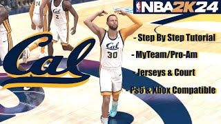 NBA 2k24 Best MyTeam ProAm Jerseys California Golden Bears