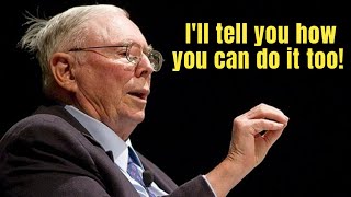 Charlie Munger tells the truth about how they succeeded with Warren Buffett