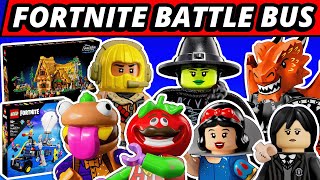 LEGO NEWS! Fortnite Battle Bus! Wicked! Wednesday! D&D Minifigures! Snow White! Harry Potter Review!