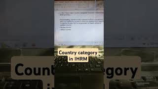 Country category in IHRM #quickrevision #mba #bba #ugcnet2024 #drbarkhagupta