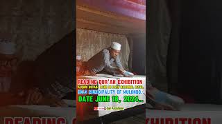 Beautiful Reading qur'an Exhibition Date June 18, 2024. Alqari Ustadj Daud Didato.. National Level