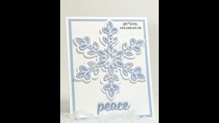 Snowflake Kaleidoscope Cards   Part 3 with Deb Valder