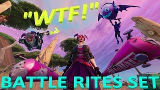 Fortnite *NEW* CALLISTO and ASMODEUS + FOUL PLAY + BATSO Gameplay and Review [Battle Rites Set]