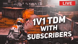 Pubg Mobile Live 1v1 Tdm custom room | 1v1 with subscribers live with ShadeOP  #pubgmobie