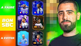 LA TIERLIST DES SBC SUR LE DÉBUT DE EA SPORTS FC 25 !