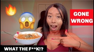 EXTREME SPICY RAMEN NOODLE CHALLENGE 🔥  (Please DO NOT Try This )