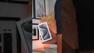 iPHONE 15 PRO White Titanium : Unboxing | #apple #iphone #iphone15pro #unboxing