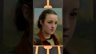 I'm painting portrait Ellie #art #tlou #lastofus #bellaramsey