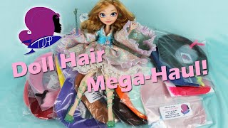 Unboxing + Giveaway!  MEGA Doll Planet Hair Haul and Blind Bag Challenge