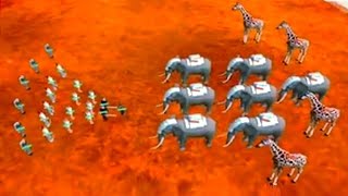 MODERN People VS Huge ELEPHANTS - Animal Revolt Battle Simulator