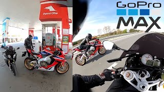 Gopro Max 360 kask deneme / Ufaktan bir gazlama / S1000 RR & CBR 1000 RR