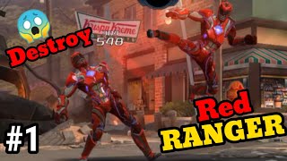 I DESTROY RED RANGER TEAM ||Power Rangers Legacy Wars Battle Gameplay Part 1