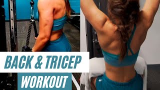 Back & Tricep Workout at Gym || PureGym London