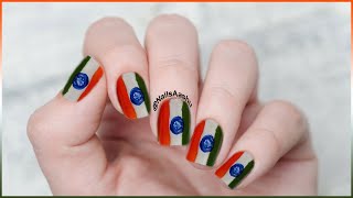 happy Independence Day Nail Art #Shorts