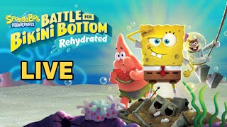 SpongeBob SquarePants: Battle For Bikini Bottom Rehydrated - Gameplay Live Stream By BeastBoy