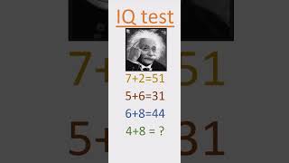 high IQ test 🧐 only for genius 🤔✅