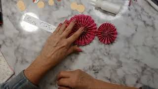 Let's Craft paper rosette