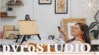 VLOG 2   Art Studio Setup - Art Shop Vlog  Pyrocrafters by Aney