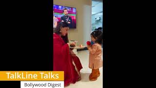 #shorts Mahhivij Karwa Chauth celebration without Jay Bhanushali | Mahhi with her cute daughter Tara