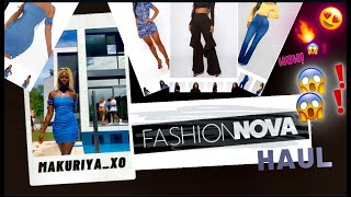 FASHION NOVA HAUL 🔥😱🖤🤎  - ACTIVE Chop daily feat. He3b