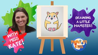 Drawing for Kids - How to Draw a Little Hamster - Art for Kids - Cute drawings