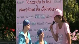 Lamberto e Leonardo a Swim For Children: due meravigliosi nuotatori!