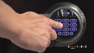 How to Open a Sentry®Safe Electronic Lock with Dual Key and Fingerprint Scanner Fire Safe