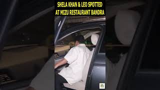 Shela Khan & Leo Spotted At Mizu Restaurant In Bandra Mumbai | Dekh News | #Shorts