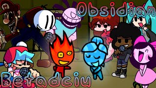 Obsidian But Everyone Sings it [FNF]