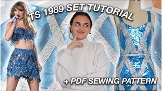 Taylor Swift 1989 Eras Tour Set Tutorial + PDF Sewing Pattern!