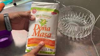 Tortillas de maíz usando dona masa. Funciona? Probando la harina de maíz 🌽 dona masa. Lizbet vega v