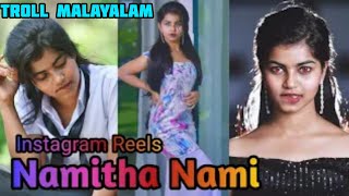 Namitha nami reels troll malayalam 🤕