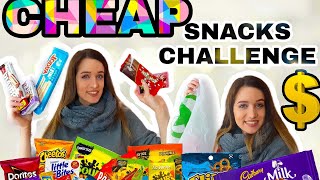 CHEAP SNACKS CHALLENGE || WORTH IT ? 🤢 @fancybymarina34