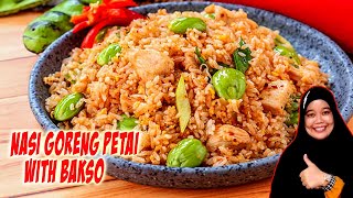 Resep Rahasia !! Nasi Goreng Abang-Abang dengan Taouge dan Petai