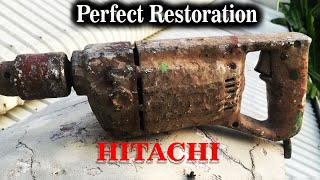 Restoration/ Very Dirty Electric Paint Mixer to Be Drill/ Hitachi Drill Rescue /Japan