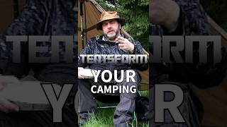 Transform Your Camp Adventure: Quick Rain Shelter Hack! #shorts #adventure #campingequipment