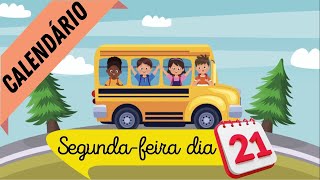 CALENDÁRIO DO DIA 21 DE MARÇO 2022 l Aula Completa