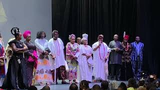 OONI OF IFE, OBA ADEYEYE OGUNWUSI WHO WAS ABLY REPRESENTED GAVE SPEECH AT HOUSE OF GAA PREMIERE