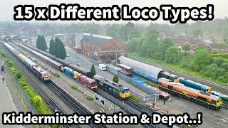 15 x DIFFERENT Loco Types at Kidderminster - SVR Spring Diesel Festival..! 18/05/24